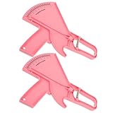 SOLUSTRE 2 Stück Präziser zur Genauen Hautfaltenmessung aus Kunststoff Körperfettmessschieber zur Effektiven Überwachung Des Körperfettanteils für Fitnessstudio und Zuhause