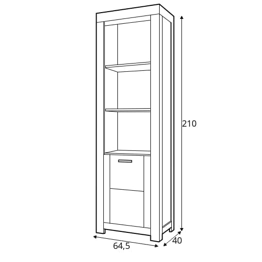 Bibliothèque Ouverte avec Armoire pour Le Salon Brass