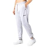 SMILODOX Herren Jogginghose Taylor - Lange Hose im Regular Fit mit normalem Bund und Tunnelzug, Größe:3XL, Color:Grau Melange
