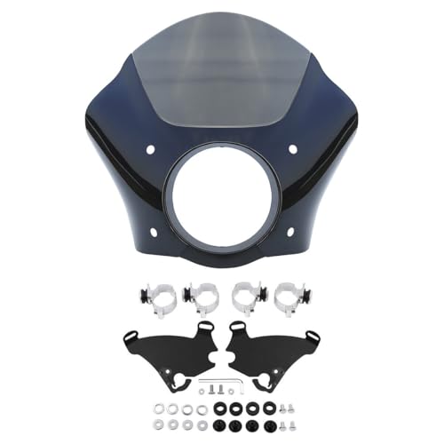 TCMT Headlight Fairing & 39mm Trigger Lock Mount Fit For Harley Sportster XL 88-22 21
