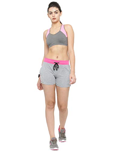 Image of UZARUS Women's Cotton Sports Gym Causal Shorts - Pack of 2