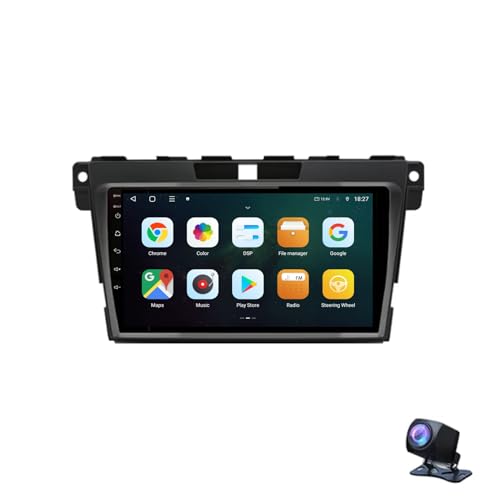 4. CarPlay Android Auto Mirror Link: puoi scegliere la connessione cablata o wireless a CarPlay/Android Auto e connetterti al tuo telefono. Accedi alla rubrica, alla posta, alle notifiche, alla navigazione, alla musica, ai video e ad altre informazioni, e gestisci i comandi vocali. Mirror Link ti permette di trasmettere lo schermo del tuo smartphone sullo schermo dell'autoradio.