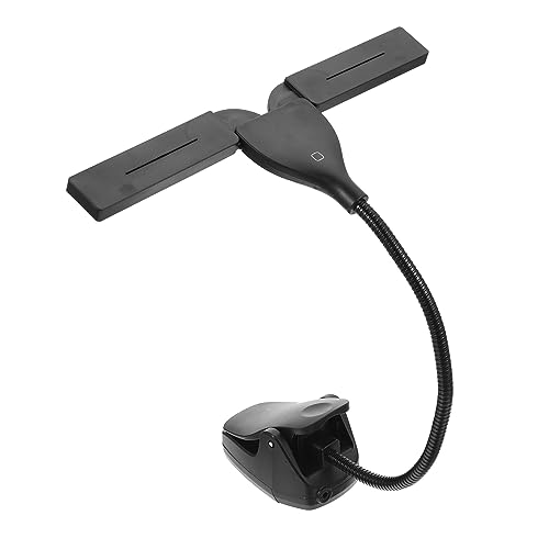 ARTIBETTER Battery-Powered Led Reading Clip Light Music Stand for Guitars and Piano