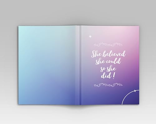 Image of AccuPrints Premium Soft Bound Notebook Diary for Girls and Women (A5,192 Ruled Pages with planner, 80 GSM) (Blue Perfect)