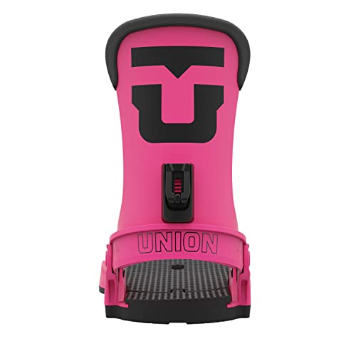 Union Force Team Snowboard Bindings Mens Sz M (8-10) Hot Pink #TOP2