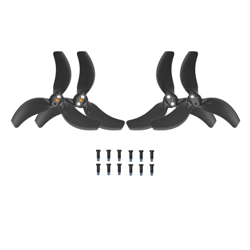 �݊���������܂� DJI Avata 2 FPV�h���[���ɑΉ��A�X���[�Y�ȑ���̂��߂̌y�ʃv���y���u���[�h�Z�b�g(Black 2 pairs)