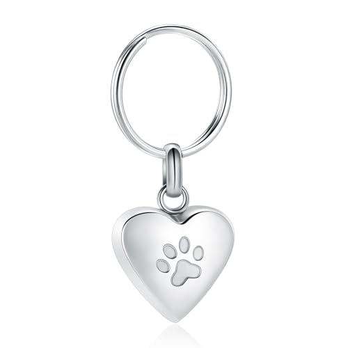 Einäscherung Schmuck Urne Schlüsselanhänger für Haustier menschliche Asche Hund Katze Keepsake Memorial Urne Schlüsselanhänger Asche Halter für Frauen Männer