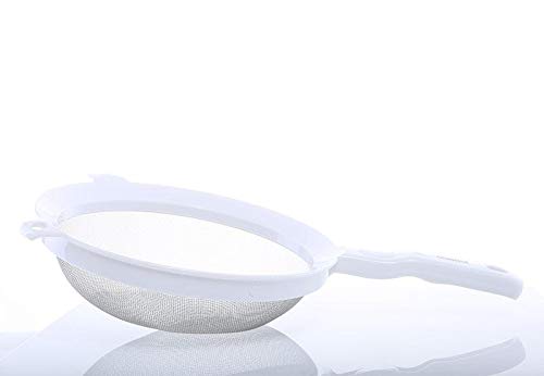 Royalford RF1677-S8 Stainless Steel Strainer with Gripped Handle, 8"