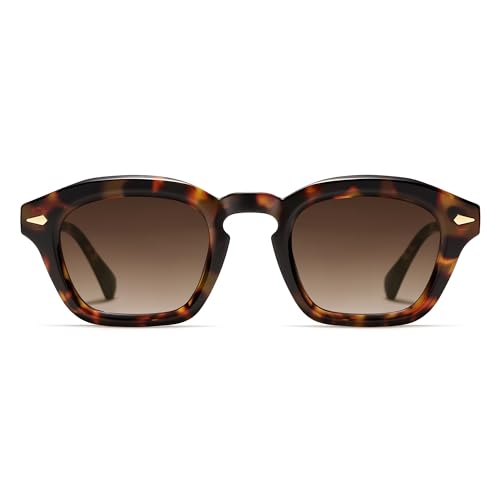 Image of Appassal Small Retro Square Sunglasses for Women Mens Rectangle Sunnies AP3680