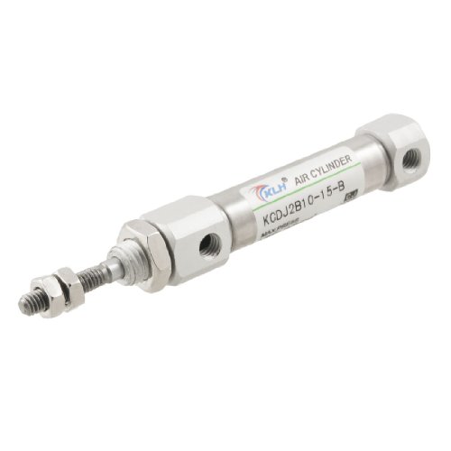Ruilogod KCDJ2B10-15-B 10 mm Bohrung 15 mm Hub Einzel Rod-Druckluftzylinder 1.0MPa