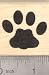 Large Cat Paw Print Rubber Stamp