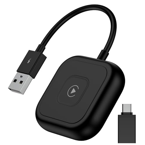 Wireless Carplay Adapter for iPhone 16e/16/16 Pro/16 Pro...