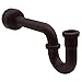 Westbrass Traditional Pedestal Lavatory Kit with Cross Handles, Oil Rubbed Bronze, D1838L-12