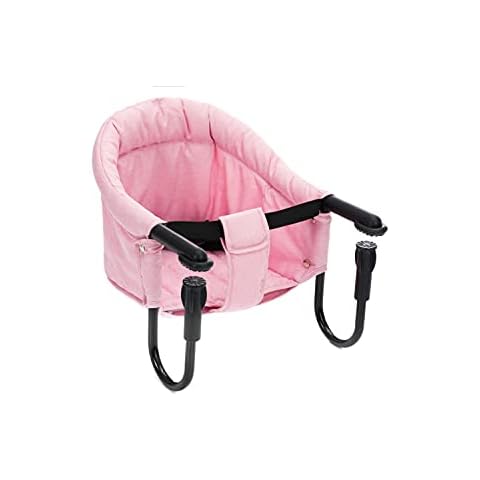 Fillikid Tischsitz | Faltbarer Babysitz | Stuhlsitz mit klappbarer Schraubfixierung | Boostersitz mit Anti-Rutsch-Klemmen und Tragetasche | Babysitz für dicke Tischplatten | Gepolsterter Tischstuhl Cover