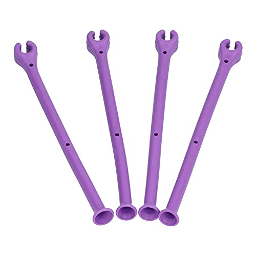 LIZEALUCKY 4 Piezas de sujeción de Silicona para lavavajillas, Protector de Copas de Silicona, Soporte Flexible para Copas de Vino, Protector de Copa de Vino para Uso doméstico, Color Morado Cover