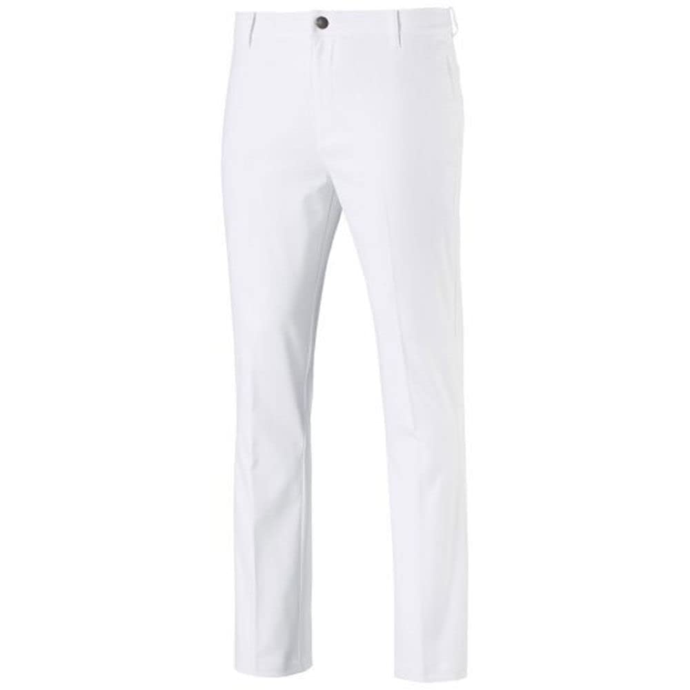 PUMA Men's Tailored Jackpot Pant 2.0 Golf, Bright White, 38W x 32L