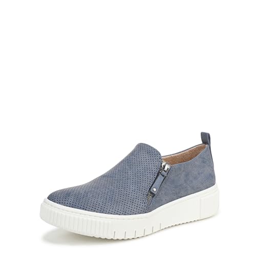 Naturalizer Women's Turner Platform Slip on Fashion Sneaker, Blue, 7.5 Wide by Naturalizer - Used condition - CA$57.77