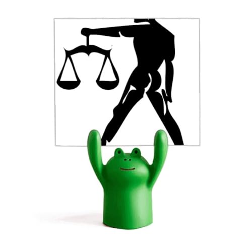 Support de mémo constellation grenouille zodiaque pince photo table