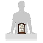 Bulova B1845 Durant Chiming Clock, Walnut - Image 4