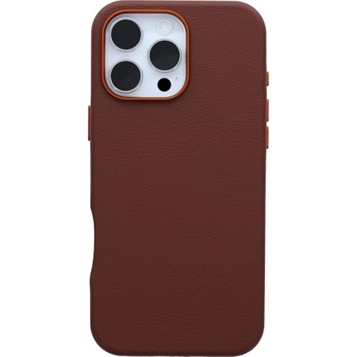 Image of OtterBox iPhone 16 Pro Max Symmetry Series Cactus Leather for MagSafe - Rich Adobe Brown