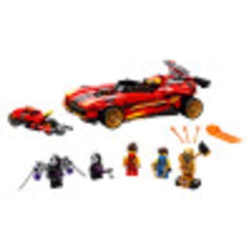 NINJAGO Legacy X-1 Ninja Charger 71737 Ninja Toy Building Kit Featuring Motorcycle and Collectible Minifigures, New 2021 (599 Pieces) - Lego - Immagine 1