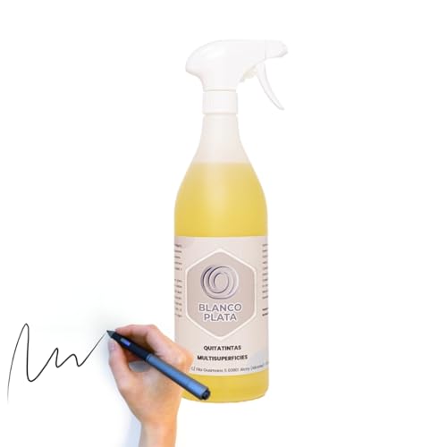 Blancoplata - Quitatintas Multisuperficies - Elimina La Tinta Sin Esfuerzo. Formato Spray 750ml Color Amarillo