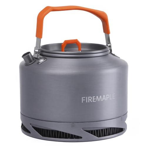 Fire-Maple 1,3L Bouilloire de Camping en Aluminium Ultralégère Portative pour cafetière de Pique-nique de...