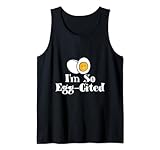 I'm So Egg-Cited Sarcastic Funny Food Pun Design