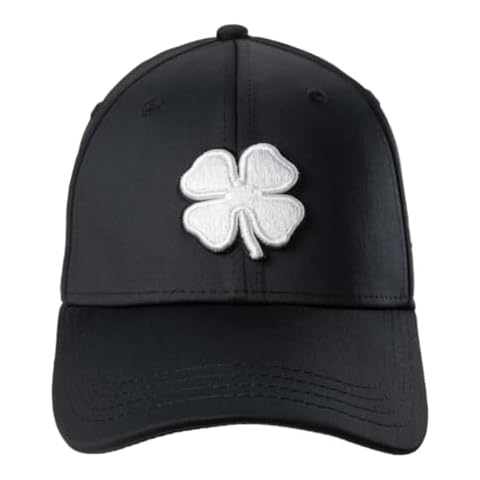 Black Clover Unisex Premium Clover 41 Black/White Fitted Golf Hat, Large/X-Large Cover