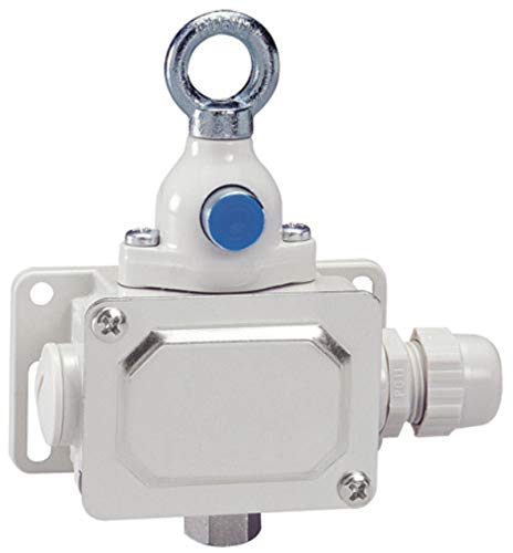 Parada de emergencia por cable Lovato IP65 para maquinaria y cintas
