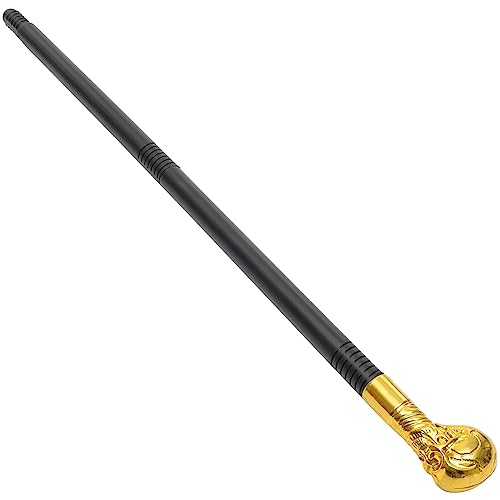 de Halloween bengala de caminhada de três seções elegante para bengala de cafetão para cosplay (cave