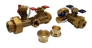 Navien 30010950A 1 Inch Isolation Valve Kit Without Relief Valve