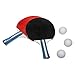 Set de Ping Pong, 2 Raquetas Tenis de Mesa + 3 Pelotas + 1 Bolsa Transporte. Pack Palas + Pelotas
