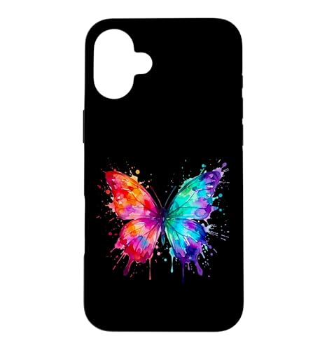 ADHD ���C���{�[ �o�^�t���C �X�v���b�V�� ��l�p ���ʉ� �A�[�g �X�}�z�P�[�X iPhone 16 Plus �p
