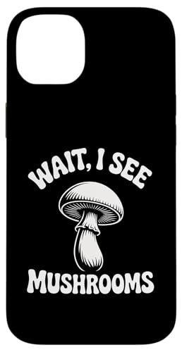 �҂��āAI See Mushroom Forager �ۊw�� �L�m�R �X�}�z�P�[�X iPhone 14 Plus �p