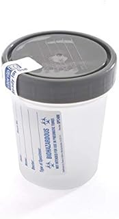 MediChoice Specimen, Container, Patient Label, Tamper-Evident Seal, Sterile, 4 Ounce, Gray, 1314SPC400 (Case of 100)