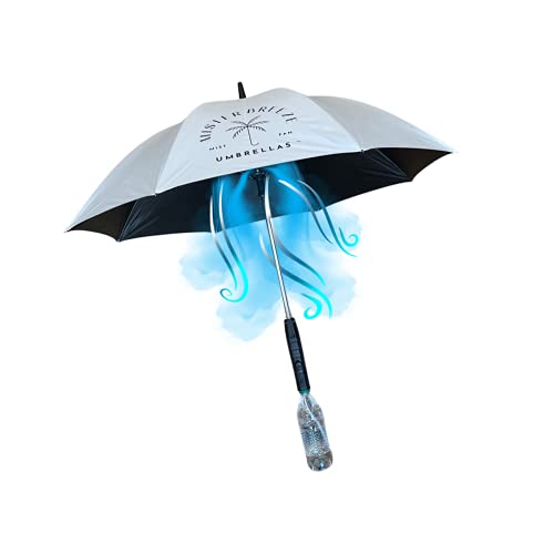 MisterBreeze personal mist and fan umbrella (Stone)