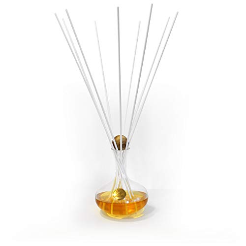 AROMAS DE ANDALUCIA, Jarrón de lujo, Ambientador, 1 Litro, Flor de Vainilla Mikado, Varillas, Cristal, Negocio, Luxury Vase, Hotel, Estancias, Recepción Cover