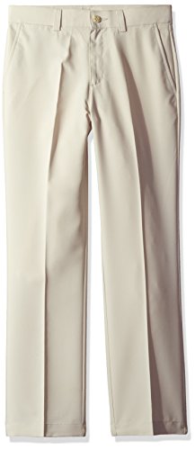 Pga Tour Big Flat Front Solid Golf Pant, Silver Lining, Boys Medium (10-12) #TOP19