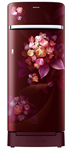 Image of Samsung 225L 4 Star Direct Cool Single Door Digital Inverter Refrigerator Appliance (RR23B2H2XHT /HL, Hydrangea Plum, 2022 Model)