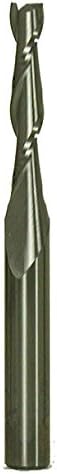 Woodline Router Bit WL-1002SES Standard Spiral Bit with Up Cut Solid Carbide 3/16-Inch Cutting Diameter and 1-Inch Cutting Length