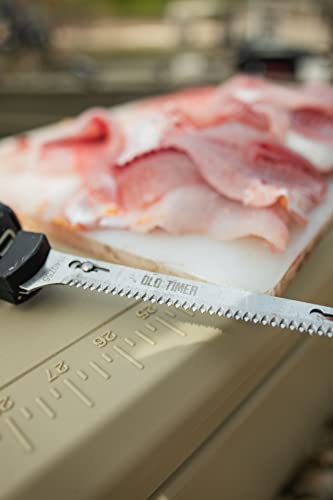 image for Old Timer Cordless Electric Fillet Knife with 8in Fully Serrated Stain