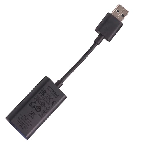 Adaptador de audio USB con transmisión limpia para Logi Tech G PRO X Gaming 1