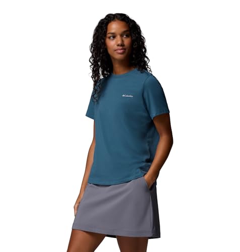 Columbia Sun Trek Damen Kurzarm II, Everblue, 3X – Ansicht 4