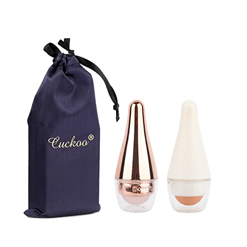 Cuckoo Face Makeup Oil-Absorbing Volcanic Face Roller,Jade Roller Set Facial Beauty Tools,Face Roller Skin Massager for Face