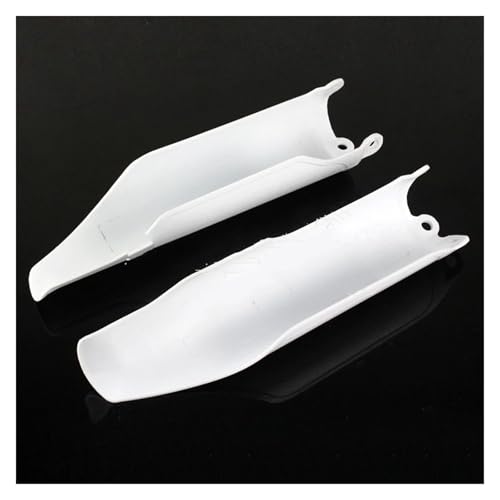 Protectores de horquilla para evitar fugas de retenes en Honda CRF250 cubierta de plástico blanco 2