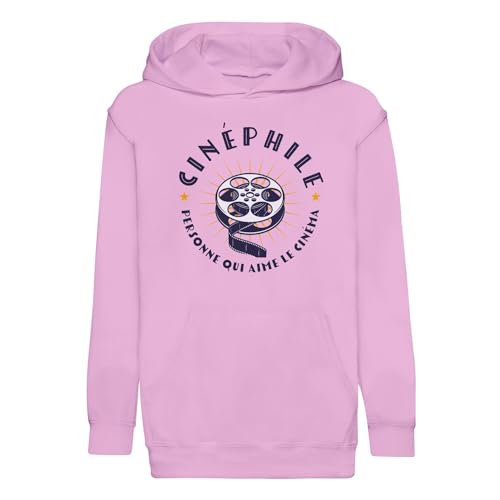 Sweat à capuche enfant cinéphile de qualité premium supérieure