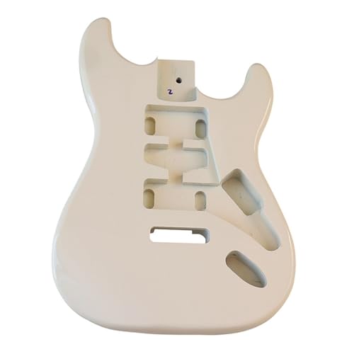 Guitar Body Kit Light Yellow Glossy Electric Guitar Body Modification DIY Accessories