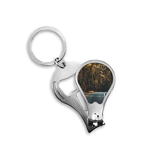 Ongle Clipper Cutter DIYthinker Route Forêt Automne accessoire manucure compact voyage