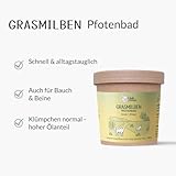 Yuki cares Grasmilben Pfotenbad zur Bekämpfung von einem Grasmilbenbefall beim Hund